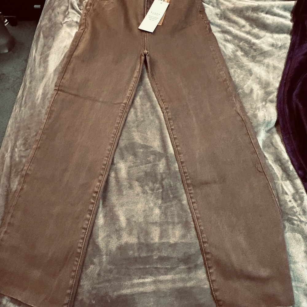 Risen size 1XL NWOT   High Rise  dark espresso jeans. BEAUTIFUL RICH CO…